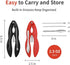 2PCS Set Crab Crackers and Tools Multifunctional Crab Leg Crackers Efficient Lobster Crackers Sturdy Seafood Crackers