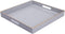 MAONAME Decorative Tray, Gray Serving Tray with Handles, Coffee Table Trays, Square