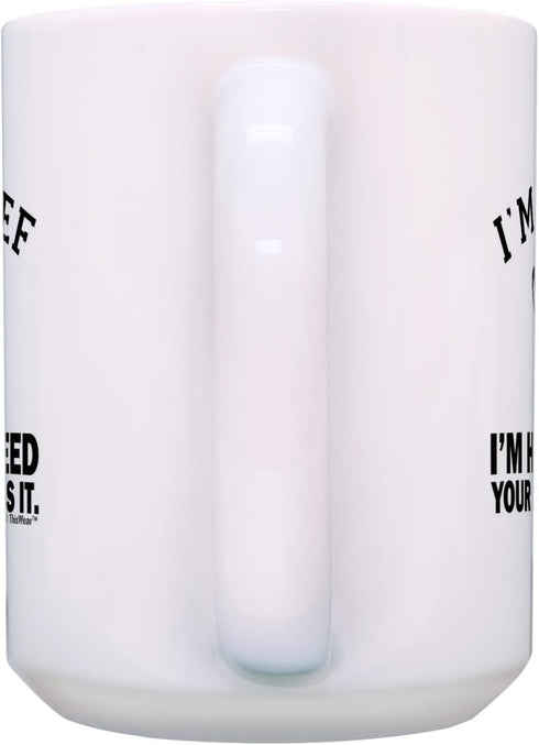 Chef Gifts for Women I'm A Chef Here to Feed Your Ass Not Kiss It 15-oz Coffee Mug Tea Cup