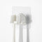 Toothbrush Holder 4 Packs - Clean Polycarbonate for Bathroom Shower, Wall Mounted, Easy Installation