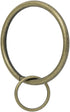 Ivilon Drapery Eyelet Curtain Rings - Set of 14, 2" Ring Loop for Hook Pins, Antique Brass