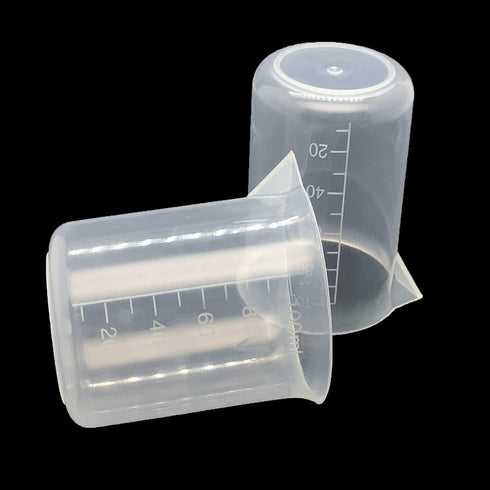 8 Pcs Epoxy Mixing Cups, 100ml/3.4oz Clear Plastic Graduated Cups for Mixing Paint, Stain, Epoxy, Resin