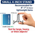 (4 Pack) Black Iron Display Stand - Iron Easel Plate Display Photo Holder for Picture Frames, Decorative Plates, 4 Inch