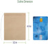 Eco-Fil Disposable Tea Filter Bags - Biodegradable, Unbleached Empty Tea Infuser Sachets, 100 Pack