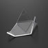 Hipiwe 5 Packs Acrylic Triangle Display Holder, Clear Plastic Stands for Geodes Rock Mineral Agate Fossil Coral
