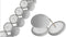 Duvetdots Gray Keyless Duvet Clips, Pack of 8 Comforter Fasteners, Safe Locking, Holds up to 10lbs