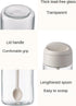 2 Piece Spice Jars with Airtight Lid and Spoon, 8.8oz Glass Condiment Pot for Kitchen Counter