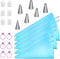 Reusable Piping Bags and Tips Set, Cake Decorating Tools with Icing Pastry Bags and Couplers