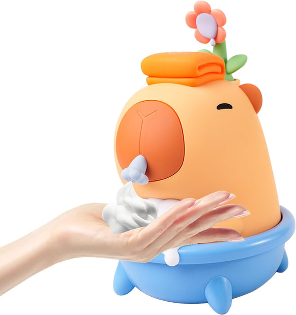 Capybara Automatic Soap Dispenser - Cute Kids Touchless Foam Soap Dispenser, IPX7