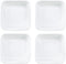 Square-Shaped Ceramic Sauce Dish, 4 PCS Multipurpose Sushi Dipping Bowl Appetizer Plates Serving Dish
