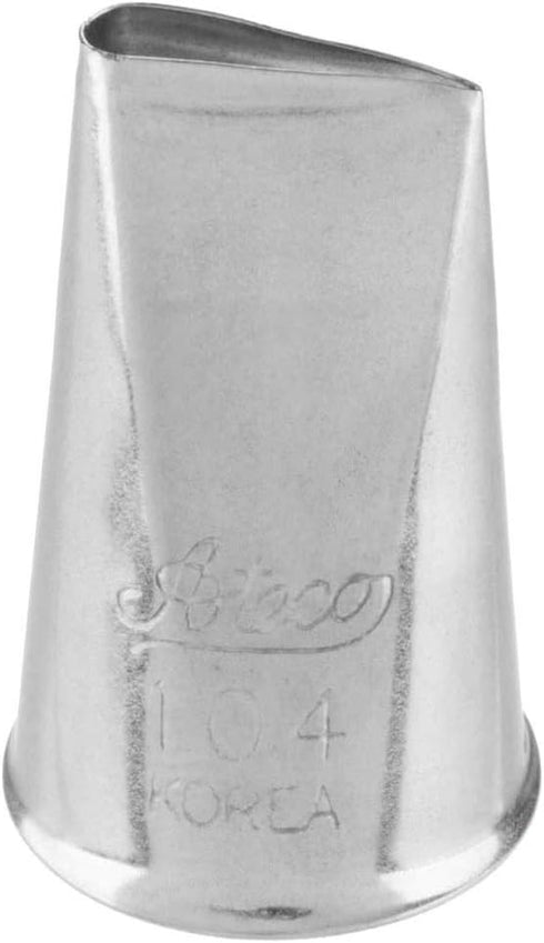 Ateco S/S Tube Rose Petal Decorating Pastry Tip #104S