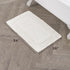 Laura Ashley Ruffle Cotton Bath Rug, 20" x 34", Ivory