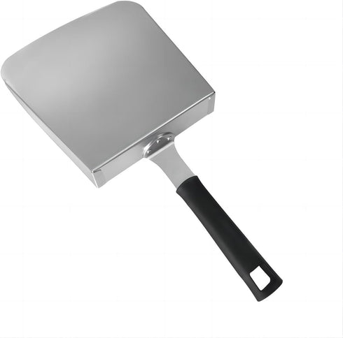 Large Griddle Scoop (2pcs) for Hibachi Cooking, Stainless Steel Food Shovel for Grilling Accessories