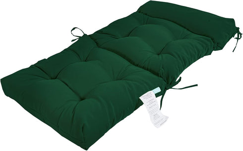 43.4x21 Inch, 100% QILLOWAY Outdoor Rocking Chair Cushion Polyester Waterproof Patio Rocking Chair Cushion, High Back