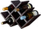 Countertop Wine Rack, Tabletop Wine Holder for 8 Bottle Wine,(Auburn Color Mahogany) by IZFKJOOI