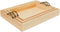 Unfinished Wood Nesting Serving Trays with Handles, Set of 3, Play Tray