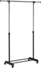 Honey-Can-Do Rolling Garment Rack with Adjustable Height and Width, Metal Clothes Rack,