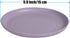 Wheat Straw Plates Set, Lightweight Unbreakable Dinner Dishes, Dishwasher & Microwave Safe, Small 6 Pack 5.9'