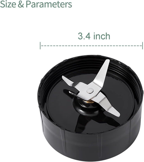 1-pack Magic Bullet Replacement Parts, Cross Blades Compatible with Magic Bullet 250w Blender, Juicer & Mixer