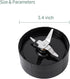 1-pack Magic Bullet Replacement Parts, Cross Blades Compatible with Magic Bullet 250w Blender, Juicer & Mixer