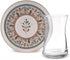 12-Piece Set 6 KARACA Clara Multicolor Turkish Tea Glass & Saucer Elegant Multicolour Design for People