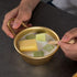 2Pcs 304 Stainless Steel Makgeolli Bowls, Korean Traditional Round Rice Bowl with Handle, Hiking Soup Dish (Large: 20oz)