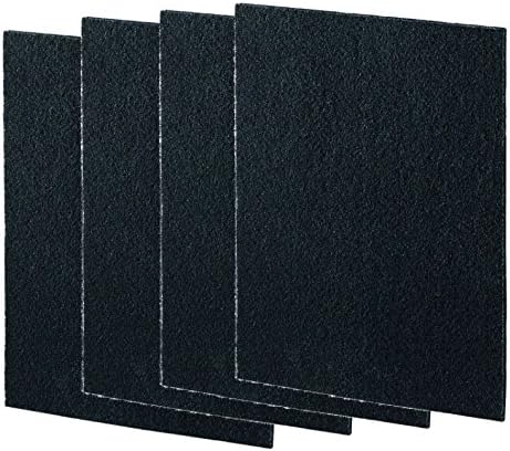 Nispira Replacement Charcoal Carbon Pre Filter Compatible with Fellowes AeraMax 290 300 DX95 Air Purifier - 4 Pack (9324201)