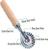 Pastry Wheel Cutter, 6.7" Diameter Cutter for Ravioli, Pasta, Dumplings, Lasagna, Pierogi