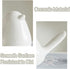 TSCVPJL Set 2 Ceramic Birds Figurines Home Decor, of White Birds Statue, Chubby Small Bird Figurines, Modern Style Bird