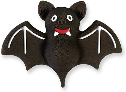 JEM Enterprises Pop It - Bat Shaped Mold for Cake Decorating, Set of 2, Large & Small Sizes, White