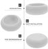 Kichvoe 2pcs Teapot Lid Silicone Sleeve tea kettle top knob cover teapot lid protection teapot lid replacement lid grabber teapot lid parts Anti-scald white handle cover by Kichvoe