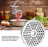 Meat Grinder Blade Mincer Plate Disc Knife Replacement Accessories, Stainless Steel Discs for Mixer FGA