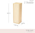 Packing 1 Twine Single Wooden Wine Box with Sliding Lid - Wine & Champagne Wooden Bottle Gift Box, Wood Grain, Straw