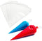 Tipless Piping Bags Disposable - 100Pcs 12 Inch Pastry Bags for Royal Icing, Frosting, and Cake Decorating