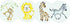 Designer Stencils Jungle Animals Cookie, Beige/Semi-Transparent, Fits 3" Circle