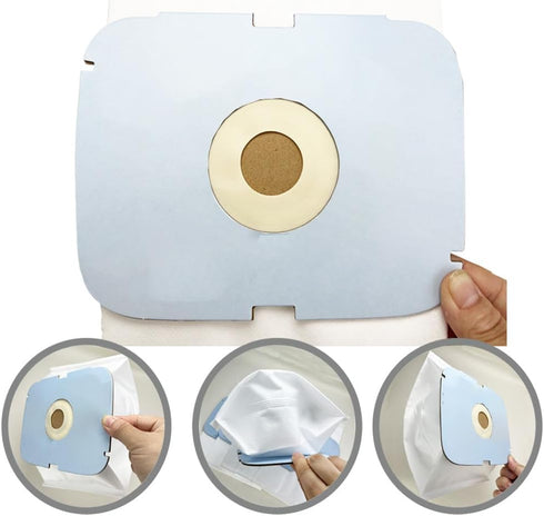 6 Pack Spare Parts Style-P Dust Bags, Compatible with Lux Guardian Platinum by Electrolux