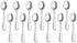 Demitasse Espresso Spoons, 12-piece Mini Stainless Steel Spoons for Coffee, Dessert, Tea, Appetizer (4.7 Inch)