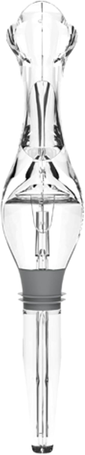 Host Tilt Variable Wine Aerator Pourer - Preserve Wine, Bottle Sealer, Drip Free Pourer, Clear