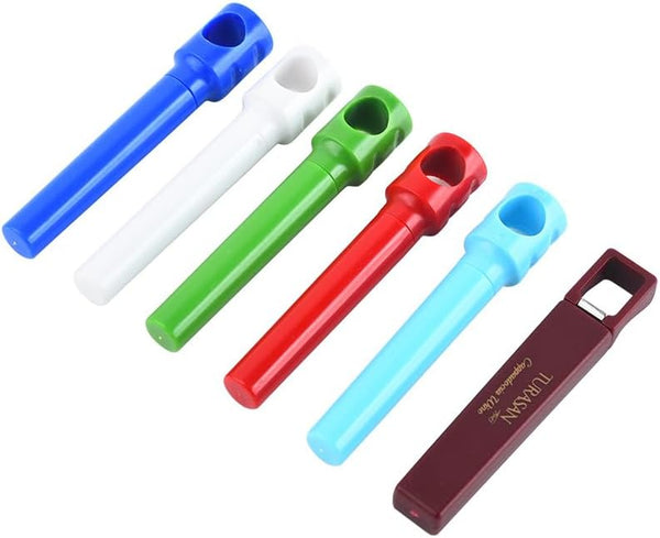 5Pcs Random Color Travel Pocket Wine Corkscrew, Portable Wine Opener Mini Cork Screw for Restaurant Gifts