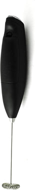 SOL Coffee Set Battery Operated Handheld Milk Frother with Stainless Steel Whisk, Mixer for Coffee Blending (Black)