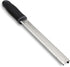 Lemon Zester - Stainless Steel Kitchen Cheese Grater with Plastic Cover and Ergonomic Soft Black Handle
