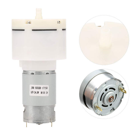 Mini Vacuum Pump, DC 24V Low-Noise Air Suction Pump, 24V Mini Pump with 13.0 L/min Flow Rate