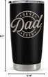 20oz SANDJEST Best Dad Ever Tumbler with Lid - Insulated Stainless Steel Cup- Coffee Mug for Sport Travel Office, Gift
