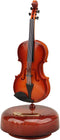 Quekas Violin Music Box - Classical Music Box Mini Replica Instrument Crafts Decoration