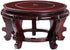 Rluii (5.5 inches 3.9 inches Chinese Display Stands Hand-Crafted Rosewood Oriental Vase Stand accessories Decor / Fish