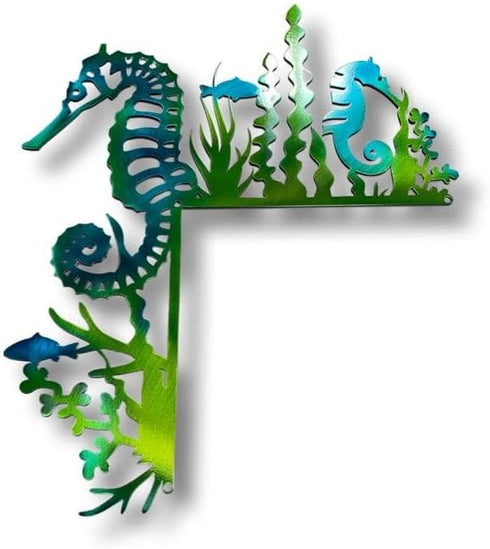 Sanmtang Sea Turtle Door Frame Decoration Metal Turtle Door Sitter Wall Art Decor