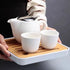 Small Ceramic Teapot, 350ml/12.0oz with Stainless Steel Infuser for Loose Tea and Blooming Tea