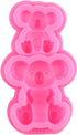Koala Fondant Mold, Animal Silicone Molds for Cake Decoration, Cupcake Topper, Chocolate Candy, Gum Paste, Polymer Clay