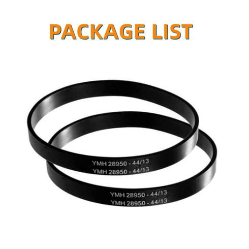 Replacement Belts for Bissell Aeroswift, PowerSwift & Powertrak Compact Vacuum, 1600319 / YMH28950 (Pack of 2)