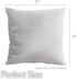 lalaLOOM Velvet Throw Pillow Covers, Set of 2 - 18x18 Decorative Square Pillows, Soft Accent Cases, Light Gray